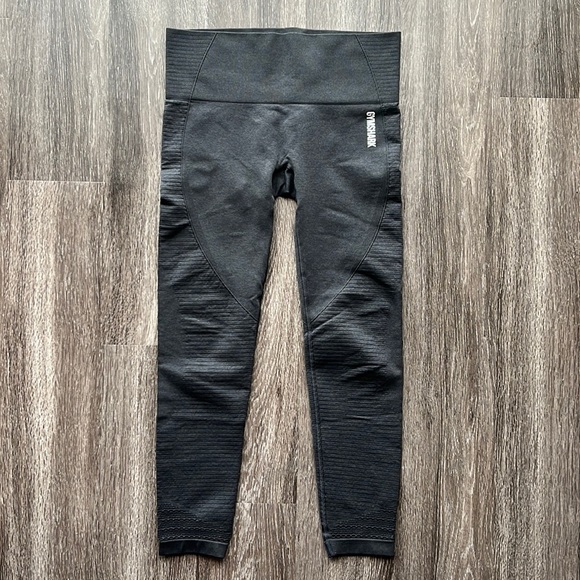 Gymshark 24” Seamless Leggings Gray - Size M - Picture 1 of 7
